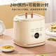 OQD German 2025 egg cooker multi-functional automatic power-off household small boiled egg breakfast artifact steaming and cooking all-in-one machine scheduled for one person fully automatic single layer top-notch fully equipped steamer + steaming bowl + large capacity + 24H reservation smart reservation precise temperature control can be steamed and boiled to prevent dry burning