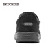 Skechers flash shoes | Winter new men's shoes, comfortable casual shoes, warm plus fleece cotton shoes, snow boots 205606, all black/BBK 41