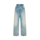 Sketch Men's Clothing 2025 Autumn New Product Jeans Pantalones sueltos Pantalones rectos 9P8E12140 953 Denim Blue Whiteak s