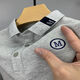 
Classic Car (LAOYECHE) Summer Men's Short Sleeve T-shirt Casual Lapel Men's Trendy High-end M Embroidered Pure Cotton Polo Shirt Original Single Top 9901 White M - Recommended 90-110Jin [Jin equals 0.5 kg]