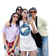 Lee Kids Japanische amerikanische trendige Marke Human Dragon Jahr Limited Kurzärmelige Männer Paar Sommer Cartoon Tier T-Shirt Damen der Top 3878 White S