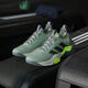 阿迪达斯 （adidas）男款RAPIDMOVE ADV 2 TRAINER M百搭减震透气轻便低帮运动篮球鞋 JH6167 绿色 44
