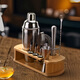 CLITON304 stainless steel cocktail mixer, milk tea shop hand-made lemon artifact cocktail hand-shake shaker cup and pot 16-piece set