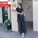 Victoria's Style and Temperament Traje casual para mujeres Slimming de manga corta 2025 Summer New Nicho Design Tops Top para mujeres.