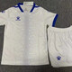Kelme Football Suit Team Football Team rapide sec sèche à manches courtes hommes et femmes Brestable Competition Training Mailand Competition Competition X 1048 White 2xs Children's Clothing