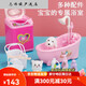 虎罗罗马桶人玩具 仿真过家家浴室套装马桶浴缸洗手台摆件女孩生日礼物 3890四大件配四只萌宠套装
