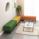 
Yonghuan shoe replacement stool soft bag seat cushion sofa stool strip high-end sense bed tail stool storage storage stool orange 15657 43cm 60x40x storage model