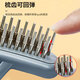 Special depilation for pet dogs with long hair, large dog comb, double-row nail rake comb, dog golden retriever Alaskan needle comb, blue double-row nail palladium comb, long hair/thick hair