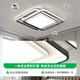 大观园卧室吸顶灯现代简约新款书房led灯具创意个性主卧吸顶灯440E 60W 4882-圆形白色-无极-