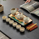 Xinyu Li Ru Kiln Tea Set Complete Set High-End Souvenirs Housewarming New Home Moving Gift Father's Birthday Gift Men's Practical