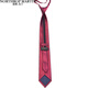 North Martin high-end red wedding zipper tie men's shirt knot-free easy-to-pull lazy high-end Qiji red