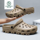 Marca de carpintería de alta mar primavera y verano 2025 Nuevas zapatillas 51 de tamaño grande, sandalias de punta, cordones, zapatos de jardín de gran tamaño, DYH9859 Blue oscuro 47
