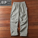 Jeep Spirit Jeep Function Nylon Fabric Function Nylon Ultra-Light y delgada Flin Bread Breathing Loose Fasting Sports Sports Pantalones de ocio 9765 White M 120-140Jin [Jin equivale a 0.5 kg]