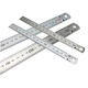 
SHINWA Japanese Affinity SHINWA Penguin brand stainless steel ruler thickened steel plate ruler high precision 15/30/100cm2 meters 2 meters matte (13064 with JIS_red letter) Affinity