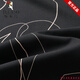 Holzspecker Ice Seide Kurzarm Shirt Herren 2025 Sommer New Business Casual Slim Printed Revers Shirt No gesiedelte Faltenkühlung Schwarzes Muster 165/84a/3895-105Jin [Jin entspricht 0,5 kg]
