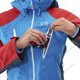 Hirse Wanderwanderung und Bergkletter Ski-Goe-Tex Windproof Damenjacke MIV Offizielles Flaggschiff authentisch Blau/Weiß-7517 s