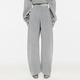 JNBY / Jiangan Cloth Vêtements Spring and Automne File Flash Banana Contrôle décontracté pour femmes Coton Mélange Banana pantalon 5O9E14140 040 / Silver Grey S