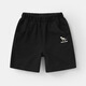Uniqkuku [same style in the mall] Boys summer sports shorts new style children's small children's mid-trousers baby suit summer U15781 flower gray 90 cm