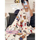 Antarctic Summer Blanket Office Shawl Primary School Student Nap Blanket Coral Velvet Air Conditioning Small Blanket Lunch Break Sofa Cover Blanket Fun Cat Soft and Skin Friendly 70cm*100cm Baby Blanket