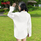 
Baleno pure cotton long-sleeved shirt for women 2025 new loose casual shirt for women high-end commuting top thin jacket