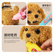 Щенка Electric Plush Toy Coll Моделирование маленькой животные многофункциональные электрические собаки образование детские игрушки розовые кроличьи корзина + электрическая кошка
