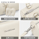 Официальный сайт Cinvaikrose Small C/K Bag Women's Women's Sag 2025 Новая ручная сумка для боулинга большая емкость Crossbody Baging Женская сумка Beige White