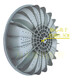 For the Chao Jinshuai XQB75-378XQB75-3882XQB75-378B Washing Machine Wave Roulette 38.5CM11 teeth PP material metal core wave wheel