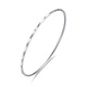 Jinzhizun (3DG Jewelery) wavy platinum PT950 bracelet, simple and fashionable birthday gift for girlfriend, price 60mm-8.66g (including labor cost 589 yuan)