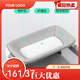 Cool Douding Crib Special Diaper Table Massage Care Table Coat Change Diaper Table Moonlight Gray
