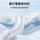 弗朗西保罗（FULANLE PAULO）男士短袖衬衫2025新款夏季薄款通勤白衬衣男棉质透气免烫机洗寸衣 6636 43