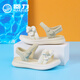 Pull back children's shoes bow sandals girls open toe beach shoes summer casual shoes WSLWZ0937 m light green 31