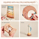 
Orff 6-piece set of baby early education listening exercise wooden comforting piano wind chime children's musical instrument toys Yunduo piano music set