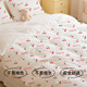 
MUJI disposable bed four-piece set of bed sheets, bed covers, quilt covers, pillow covers, dirt-separated hotel three-piece set, newly upgraded thickened antibacterial double four-piece set