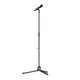 Mobile phone stand metal folding three-legged floor-standing cantilever phone stand microphone pole floor stand (top crossbar)