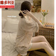 Victoria's Style Pyjamas for Women in Summer Day Ice Silk 2025 Nouvel ensemble en deux pièces à manches courtes de vêtements à domicile de style célébrité Internet, peut être porté en dehors de LW-9215 M [Recommandé 80-100jin [Jin est égal à 0,5 kg]]]
