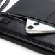 Sieben Wolf modische Brieftaschenhülle Hülle Cloak Clap Black 270x30x175mm