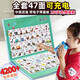 Kinder chinesische und englische elektronische Lesung früh Bildung Kinder Hörbücher Baby -Lernmaschine Lesen Stift Sprachbuch Englisch Wort Lesen - wiederaufladbares Modell