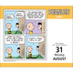 花生漫画2026日历 每天一页 史努比 Peanuts* 2026 Day-to-Day Calendar 英文原版进口台历 Charles M. Schulz 新年礼物 Snoopy