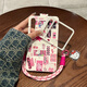 Baiyu eignet sich für Huawei Pura x Mobiltelefonhülle Neue KT-Katzen-Pendellder-Lederarmband Flip Leder Hülle Pura X Collector-Version Weitfaltungsbildschirm Anti-Fall-Fall Full Cover Schutzhülle Ultra-dünner Frauen Pink Kt Katze + Anhänger Armband Purax Collector's Version