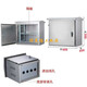 Outdoor network cabinet stainless steel floor cabinet monitoring equipment box server cabinet switch complete set of weak current cabinet 201 stainless steel 500*600*450