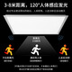 Pinjian led radar human body induction flat light stair aisle aluminum gusset plate integrated ceiling light 300*300 panel light 24w Jingcang next day delivery