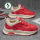 
Woodpecker Daddy Men's Shoes Summer New Mesh Breathable Thick Sole Heightening Casual Shoes Men's Sports and Evergrande Trendy Shoes Men's White 42