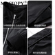 Magiopy Luxury High-End-Marke Schaffelljacke für Männer Frühling und Herbst Modestand Halsband Dünne Raglan-Hülle Casual Jacke für Männer Schwarz 3xl 190