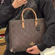 Entrenador (entrenador) Bolsa para mujeres NUEVO Modelo de 24 años Maggie Old Flower Canvas Bag Bag Crossbody Bag Crossbody Día de San Valentín Regalo Negro Cy677-IMXI8 (gran tamaño) Servicio al cliente de tamaño