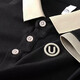 La Hailan Home Shopping Mall mismo Polo Polo Polo Summer Camiseta para una camiseta suelta bordada de manga corta para hombres [bordado h] khaki-9901 m 48 sugerencias 90-110jin [Jin equivale a 0.5 kg]