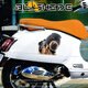 MANMANG eignet sich für Boshide Creative 3D Funny Dog Car Sticker Fun Internet Celebrity Head Cover Golden Retriever Body Kratzer A12401 Medium Reflective Sticker