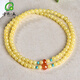 A Thousand Years Jade Beeswax Nanhong Bracelet Women's Multi-circle Round Bead Temperament Bracelet Jade Bracelet About 5mm QZD2693f