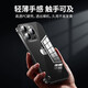 Hongzhuo [avec film d'objectif] Convient pour Apple 16Promax Mobile Phone Case iPhone16Promax Mobile Phone Case transparente électroplate sans bordure