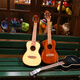 Ibanezadl Furner Ukulele weibliche Anfänger Musikinstrument Kleiner Gitarrenstudent Kindergeschenk [Vektorboard] Hellbraune Handschutz + Vollzubehör + Plus Baumwolle 23 Zoll