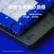 罗技K845有线机械键盘电脑电竞办公游戏彩色个性化客制化PBT键帽 K845+粉紫配色 全新原装 红轴-游戏玩家